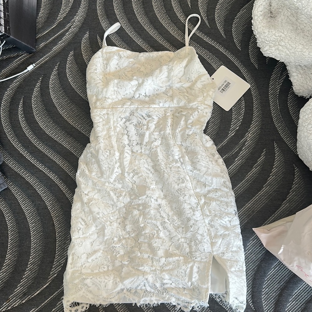 white dress